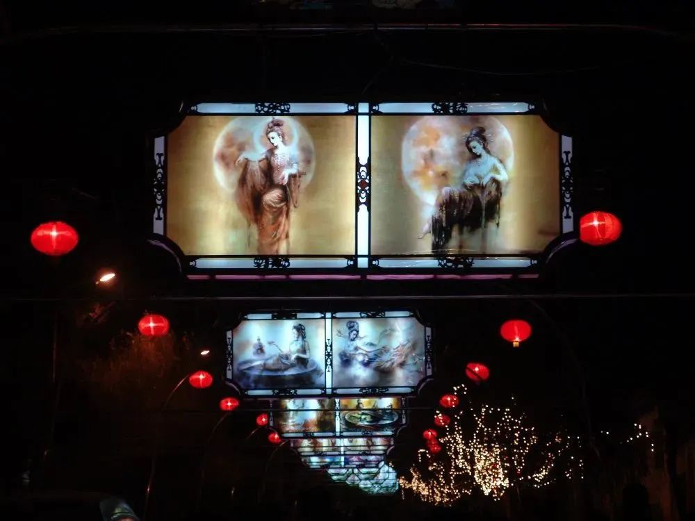 湟源排燈。西寧市文化旅游廣電局供圖