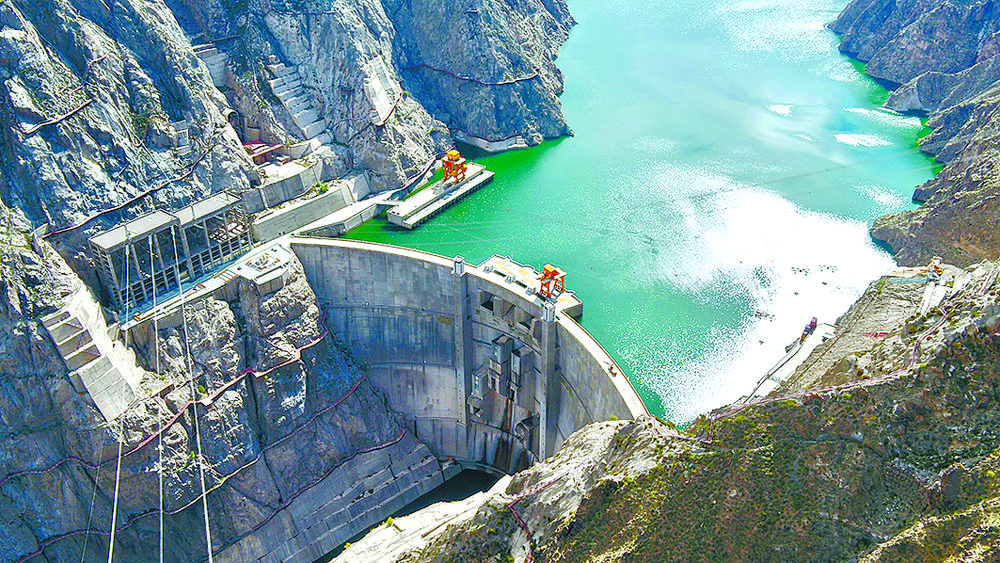 拉西瓦水電站遠(yuǎn)景。黃河公司供圖
