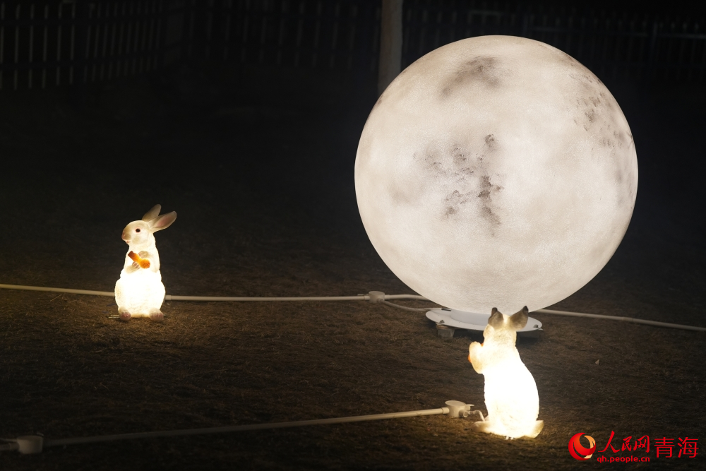 夜游麒麟灣。人民網(wǎng) 陳明菊攝