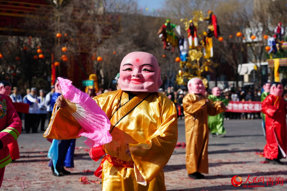 大頭和尚。人民網(wǎng) 況玉攝