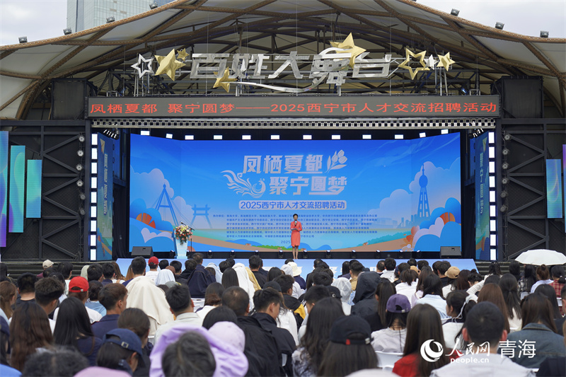 “鳳棲夏都 聚寧圓夢”人才交流招聘活動現(xiàn)場。人民網(wǎng)記者 張莉萍攝